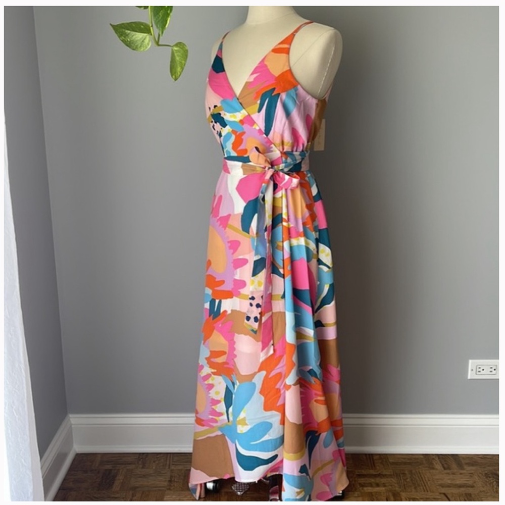 NWT Hutch Maxi Floral Wrap Dress Size Large - New With Tags